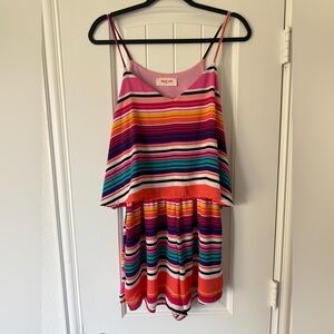 Peach Love California Pink Striped Top